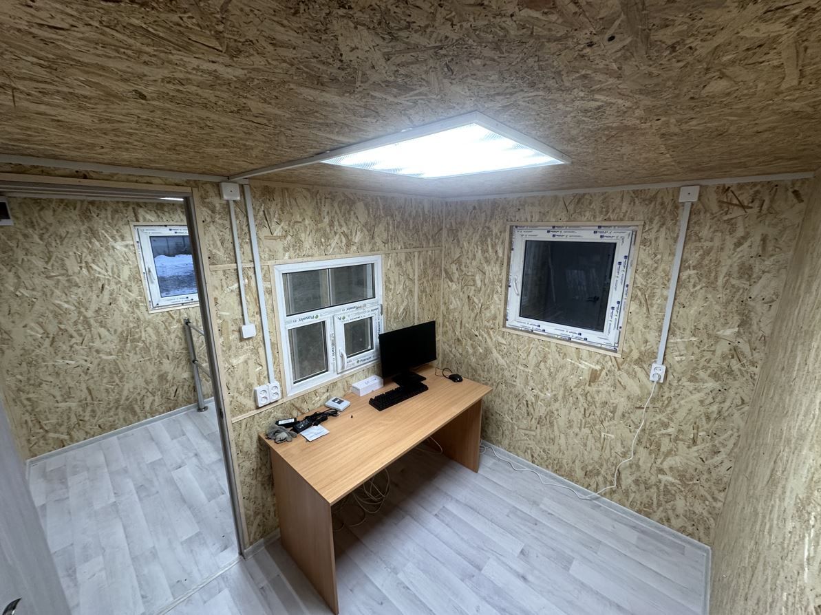 Бытовка для охраны изнутри